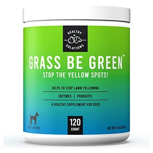 Dog Urine Neutralizer for Lawn - Green Grass Saver for Dogs - Dog Pee Spot Treatment for Dead Grass Spots - Stay Green Grass Defense for Lawns - 120 Soft Chews