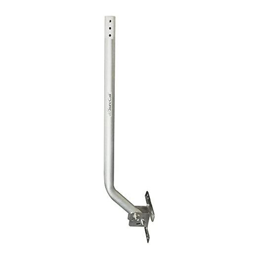 SureCall J-Bar Outdoor Antenna Mounting Pole, Adjustable 20-Inch Outside J-Pipe Mount