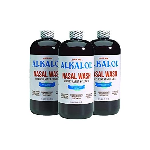 Alkalol Solution Original Nasal Wash, 3 Count -16 fl oz, 16 fl oz (pack of 3)