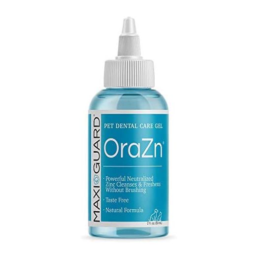 MAXIGUARD OraZn Pet Dental Care Gel for Dogs, Cats and Companian Animals (2oz), 4409-0