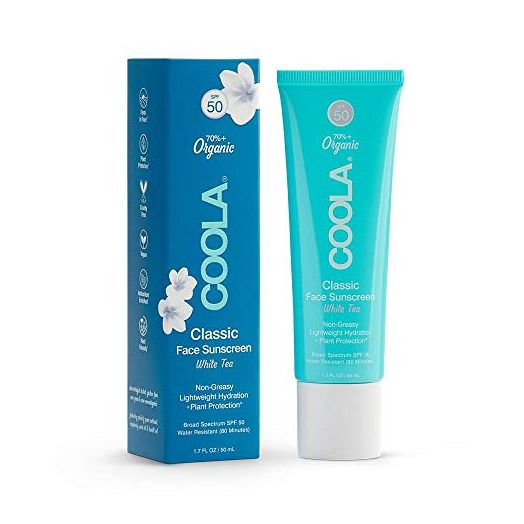 COOLA Organic Face Sunscreen & Sunblock Lotion, Skin Care for Daily Protection, Broad Spectrum SPF 50