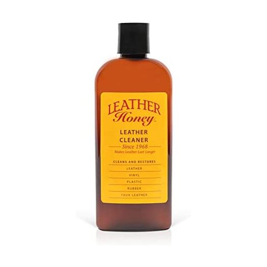 Leather Honey Leather Cleaner The Best Leather Cleaner for Vinyl and Leather Apparel, Furniture, Auto Interior, Shoes and Accessories. Does Not Require Dilution. Ready to Use, 8 Ounce Bottle!
