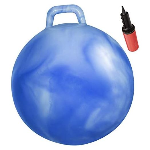 WALIKI Adult Size Hopper Ball | Jumping Ball | Hopping Ball | Bouncy Ball with Handles | Blue 29”