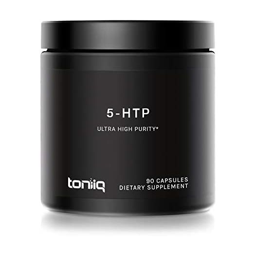 Ultra High Strength 5HTP Capsules - 99%+ Highly Purified and Highly Bioavailable - 12:1 Concentrated Extract - 200mg - 90 Veggie Capsules
