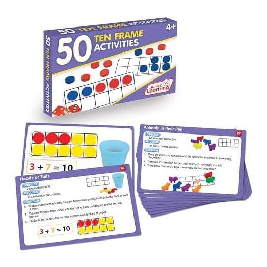 Junior Learning JL321 50 Ten Frame Activities
