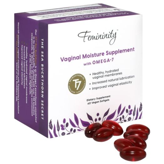 Restore Femininity, Natural Omega-7 Feminine Moisture Supplement, 60 ct