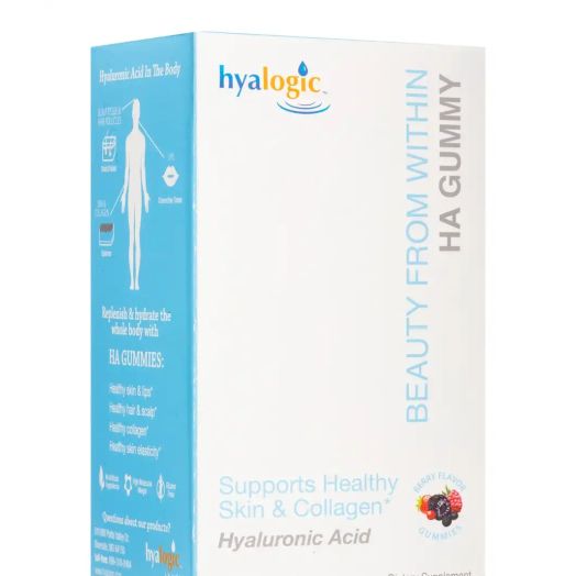 Hyalogic Beauty From within HA Gummy 60 mg (with Hyaluronic Acid), Berry Flavor - 60 Gummies