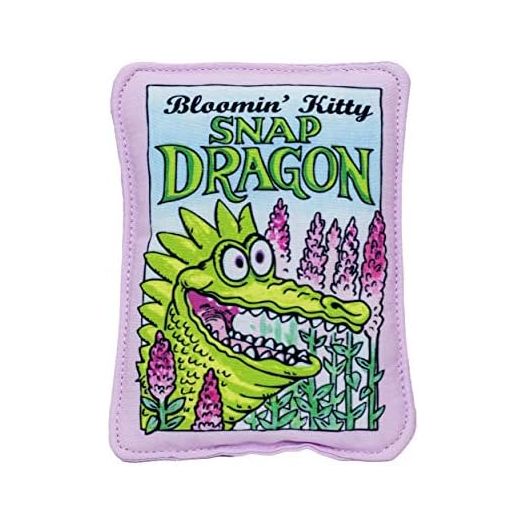 Bloomin' Kitty Seed Packets Cat Toy with U.S. Grown Certified Organic Catnip - Snap Dragon