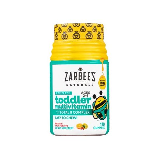 Zarbee's Naturals Toddler Multivitamin Gummies, 110 ct Bottle