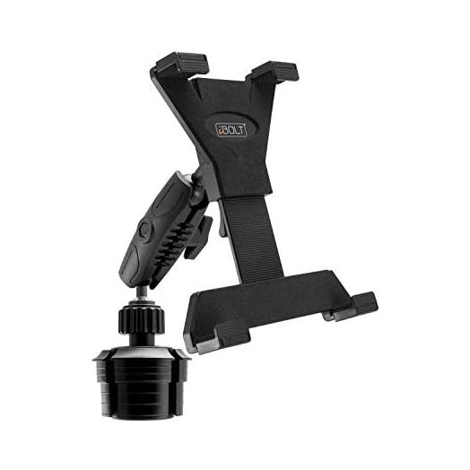 iBOLT TabDock Console - Heavy Duty Expandable and Adjustable Cup Holder mount for all 7" - 10" tablets (iPad, Nexus, Samsung Tab). Great for work, personal, and business vehicles
