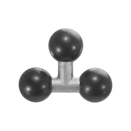 iBOLT Triple 25mm / 1 inch to 25mm / 1 inch - Three Metal Ball Joint Extension Adapter for Industry Standard Dual Ball Socket mounting arms,Triple 25mm Metal Adapter,23521