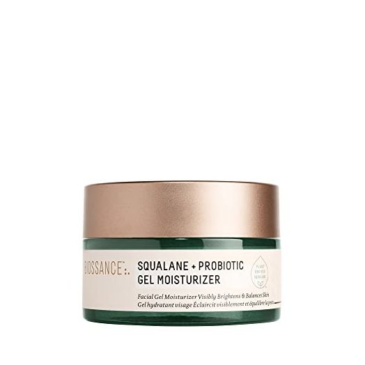 Biossance Squalane + Probiotic Gel Moisturizer. Extra Gentle Formula to Calm Skin with Redness or Rosacea, Reduce Pore Size Appearance and Restore Radiance (1.6 ounces)