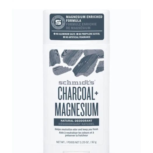 Schmidt's Deodorant Stick - Charcoal + Magnesium - 3.25 oz (92 Grams)