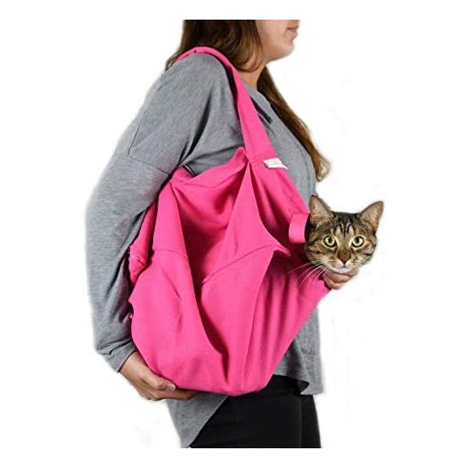Cat-in-The-Bag Cozy Comfort Carrier X-Small to X-Large 8 Color Options Cat Bag Pet Carrier for Grooming, Vet Visits, Medication Administration, Dental Care, Bathing, Nail Trimming and Car Travel