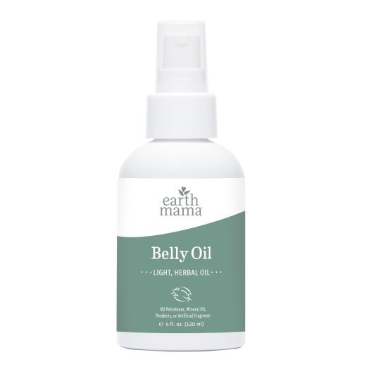 Earth Mama Belly Oil for Itchy Pregnancy Stretch Marks (4 fl oz)