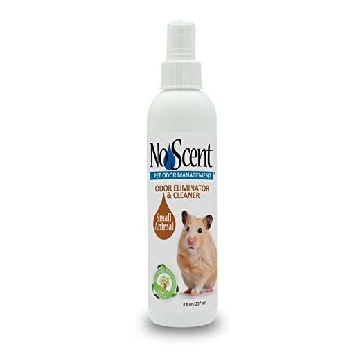 No Scent Small Animal - Professional Pet Waste Odor Eliminator & Cleaner - Safe All Natural Probiotic & Enzyme Formula Smell Remover for Hutches Tanks Enclosures Bedding Toys and Surfaces