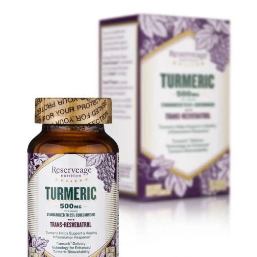Reserveage Nutrition Turmeric 500 mg - 60 Veggie Capsules