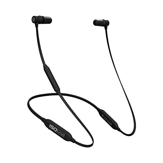 ISOtunes Xtra Bluetooth Earplug Headphones, 27 dB Noise Reduction Rating, 8 Hour Battery, Noise Cancelling Mic, OSHA Compliant Bluetooth Hearing Protector (All Black)