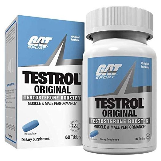 GAT TESTROL Original Testosterone Booster - Dietary Supplement for Men - 60 Capsules