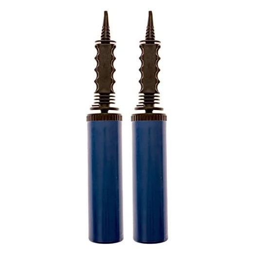 (2) Two-Way Hand Air Pumps for Exercise Balls, Balloons, Yoga Balls, Pool Floats, Balloon Pumps- Inflate 2X as Fast!