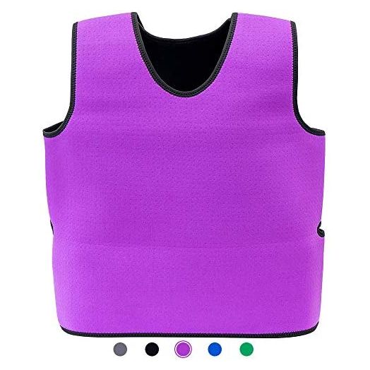 Special Supplies Sensory Compression Vest Deep Pressure Comfort for Autism, Hyperactivity, Mood Processing Disorders, Breathable, Form-Fitting, Kids and Adults (Purple, X-Small 14x24 inches)
