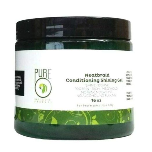 Pure O Natural Neatbraid Beauty Professional Conditioning Shining Gel 16 oz