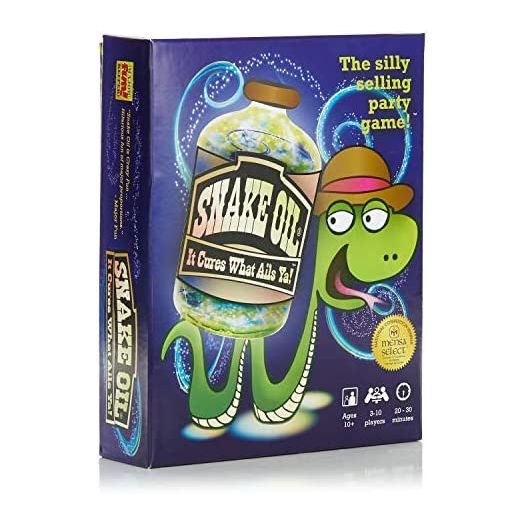 Snake Oil, The Silly Selling Party Game, Hilarious Game Night Fun for Families and Friends