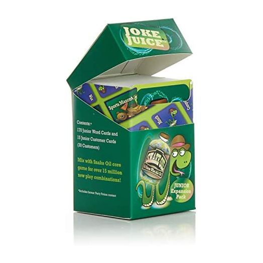 Snake Oil Joke Juice, Game Expansion Pack for Kids, The Silly Selling Party Game