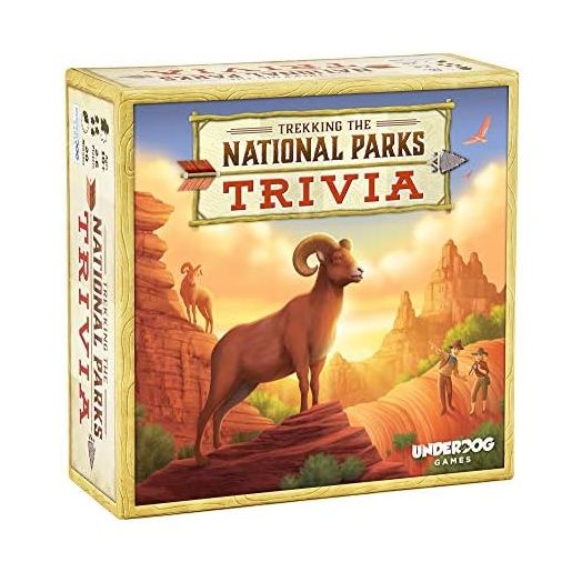 Trekking The National Parks: Trivia | National Parks Trivia Game for Adults and Kids | Giftable Trivia Game for Family Game Night by Underdog Games