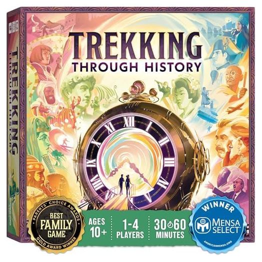 Underdog Games Trekking Through History: The Family Board Game | Adventure Through Time and Witness Incredible Events During Family Game Night | Ages 10 and Up