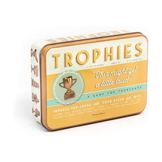 Trophies Card Game, Quick and Simple Word Party Game for 2-30 Players