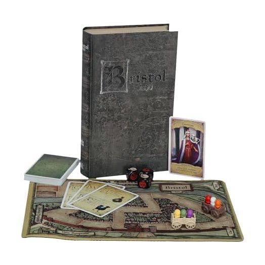 Bristol 1350 Board Game of Strategy, Deceit, and Luck for 1-9 Players