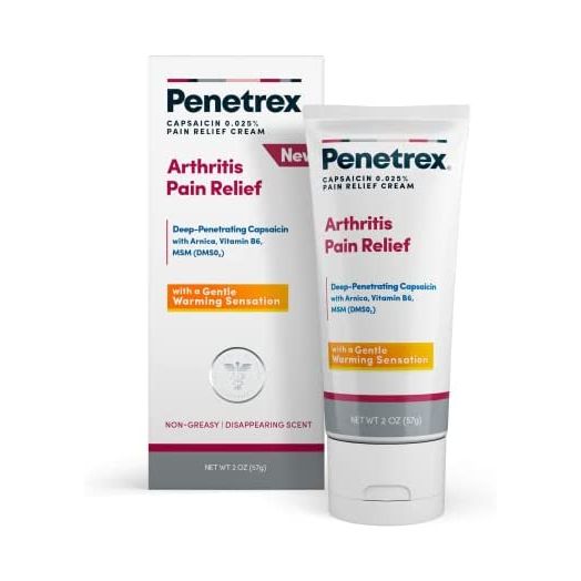 New Penetrex Arthritis Pain Relief Cream, 2 Oz. – Maximum Strength with ActiveWarming Technology – Powerful Heating Relief When You Need It Most! Formulated with Capsaicin, Arnica, Vitamin B6 & MSM