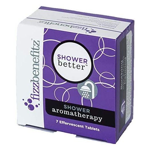 Fizzbenefitz Aromatherapy Shower Bombs - Unwinding Steamer Tablets Release Scents in Warm Water - Bath Bomb for The Shower Creates a Soothing Vapor - Vaporizing Soothers