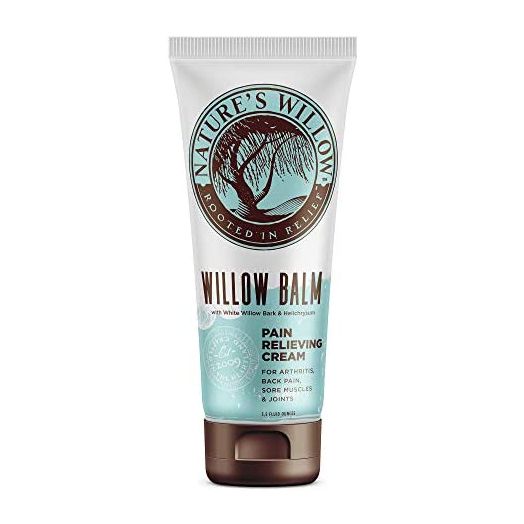 Nature’s Willow – Willow Balm, Natural Pain Relief Cream for Arthritis, Sore Muscles & Joint Pain. Willow Bark Cream (The Original Aspirin) + Essential Oils – 3.5 fl oz