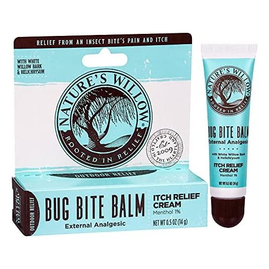 Nature’s Willow Bug Bite Balm, Natural Insect Bite Pain & Itch Relief, 0.5 oz.