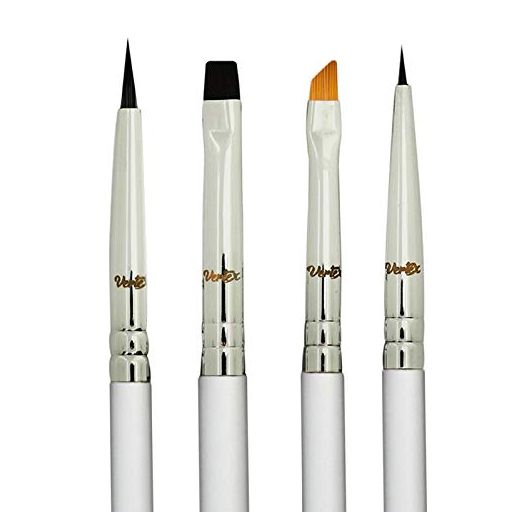 Eyeliner Brush Set Pencil Liquid - Gel Liner Winged Makeup Brushes Small Angle Firm Angled Bristles Wing Kit Black Stamp Pen Stencils Thin Flat Stencil Perfect Definer Sharpener Cat Eye With Waterproof Smudge Proof Precision Eyeshadow Brown Eyebrow