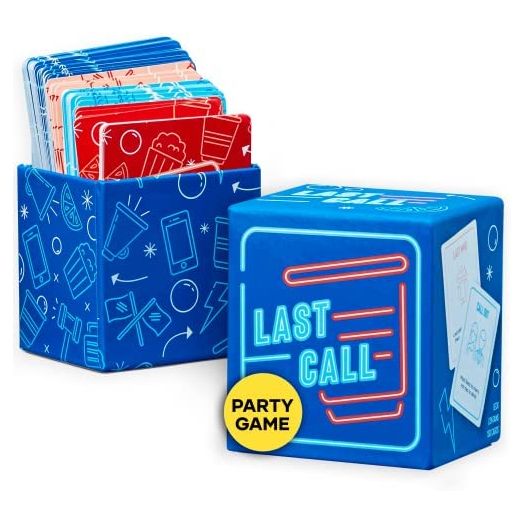 OFF TOPIC Last Call Drinking Game for Adults, Game Cards for Parties and Group Game Nights