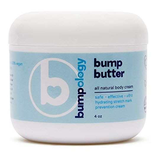 Bumpology Bump Butter Stretch Mark Cream | 2-in-1 All Natural Belly Cream for Pregnancy and Stretch Marks | Made in USA 