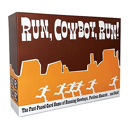 The Fruckus Company Run, Cowboy, Fast-Paced Card Game, Ages 10+, 2-6 Players