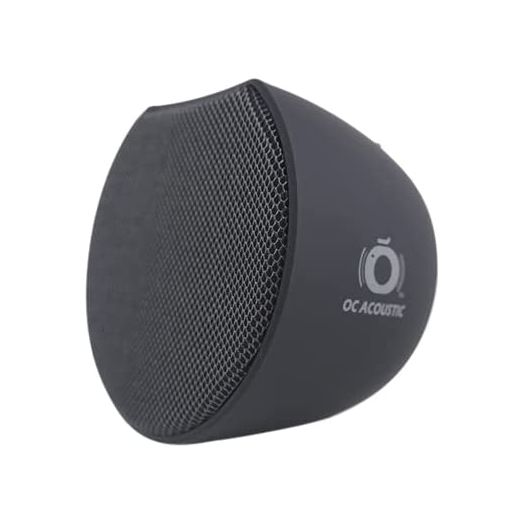 OC Acoustic: Newport Plug-in Bluetooth® Speaker, Charcoal Gray/Black Color, Designed in Orange County California