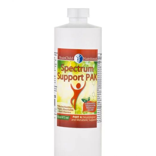 BrainChild Nutritionals Spectrum Support II Vitamins (with PAK) - Part A, Unflavored - 16 oz (473 ml)