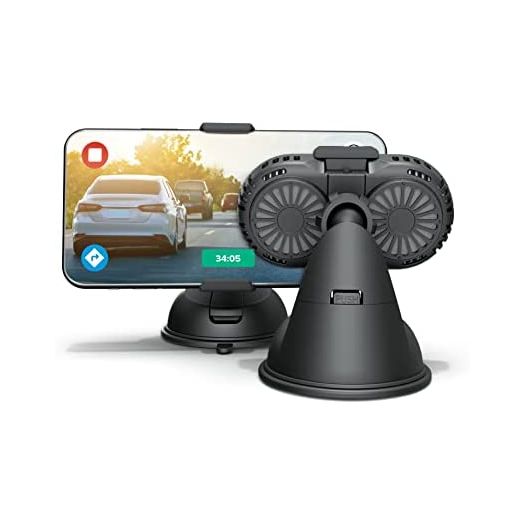 DRIVER-App-Car-Phone-Holder-Mount-Cooling-Rotation-Dashboard-Windshield-Compatible
