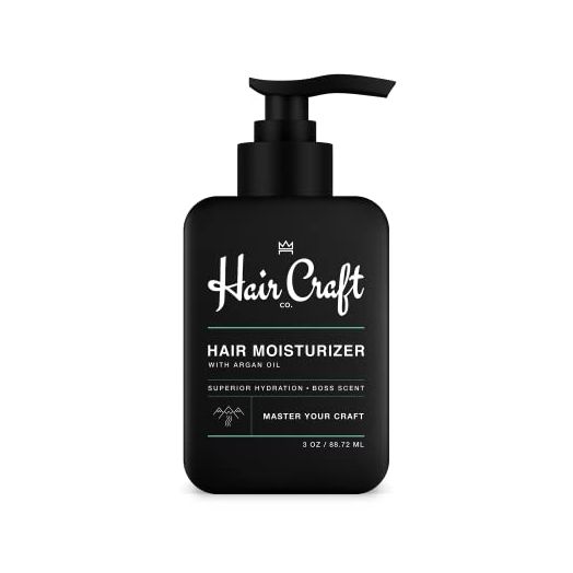Hair Craft Co. Hair Moisturizer 3oz, Men’s Daily Leave-In Conditioning Hair Oil
