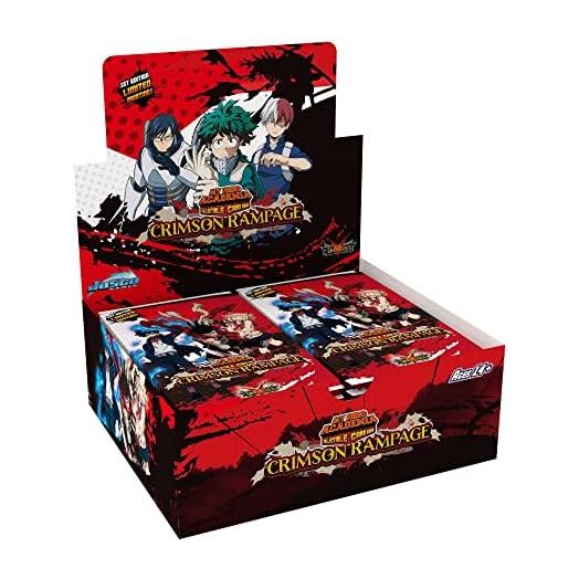Jasco Games My Hero Academia Collectible Card Game Series 2 Unlimited Crimson Rampage Booster Display | 240-card 24-Pack Booster Display | Ages 14+ | 2 Players | Avg. Playtime 20-30 Minutes | Made