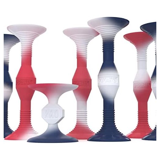 Popdarts USA Themed PRO Pack Game Set (Red White Blue Wigglenobber Target Marker) - Indoor, Outdoor Suction Cup Throwing Game - Competition with a POP