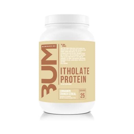 RAW CBUM Itholate Whey Protein Powder | Naturally Flavored Protein Whey Isolate, Post Workout Powder Supplement | Formulated & Flavored by Chris Bumstead | Cinnamon Crunch Cereal Flavor | 25 Servings