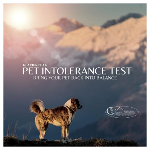 Glacier Peak Holistics Original Pet Intolerance Test - Test Over 300 Food and Environmental Stressors with an Easy at-Home Hair and Saliva Collection Kit - Results in 7-10 Days.