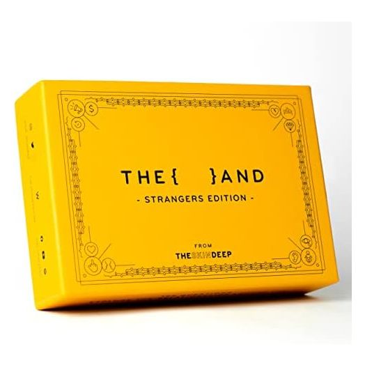 {THE AND} Strangers Edition - Conversation Starter Card Game - Fun Getting to Know You Game - Ice Breakers to Reduce The Space Between You and a Stranger - Questions to Make a Friend by The Skin Deep