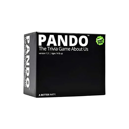 PANDO - The Party Game and Conversation Starter for Friends and Family - Icebreaker Game and Get to Know You Game - Compete to Answer Unpredictable Trivia Questions About Your Friends and Family